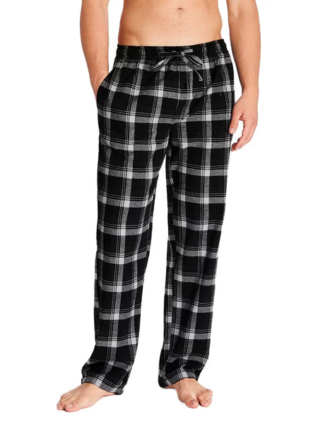 Joe Boxer Mens Covered Elastic Flannel Pant