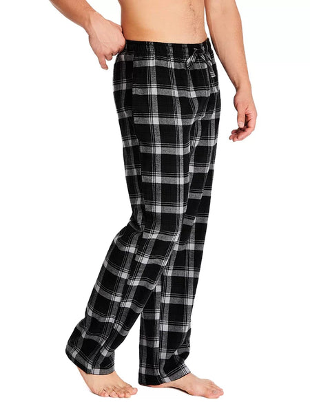 Joe Boxer Mens Covered Elastic Flannel Pant