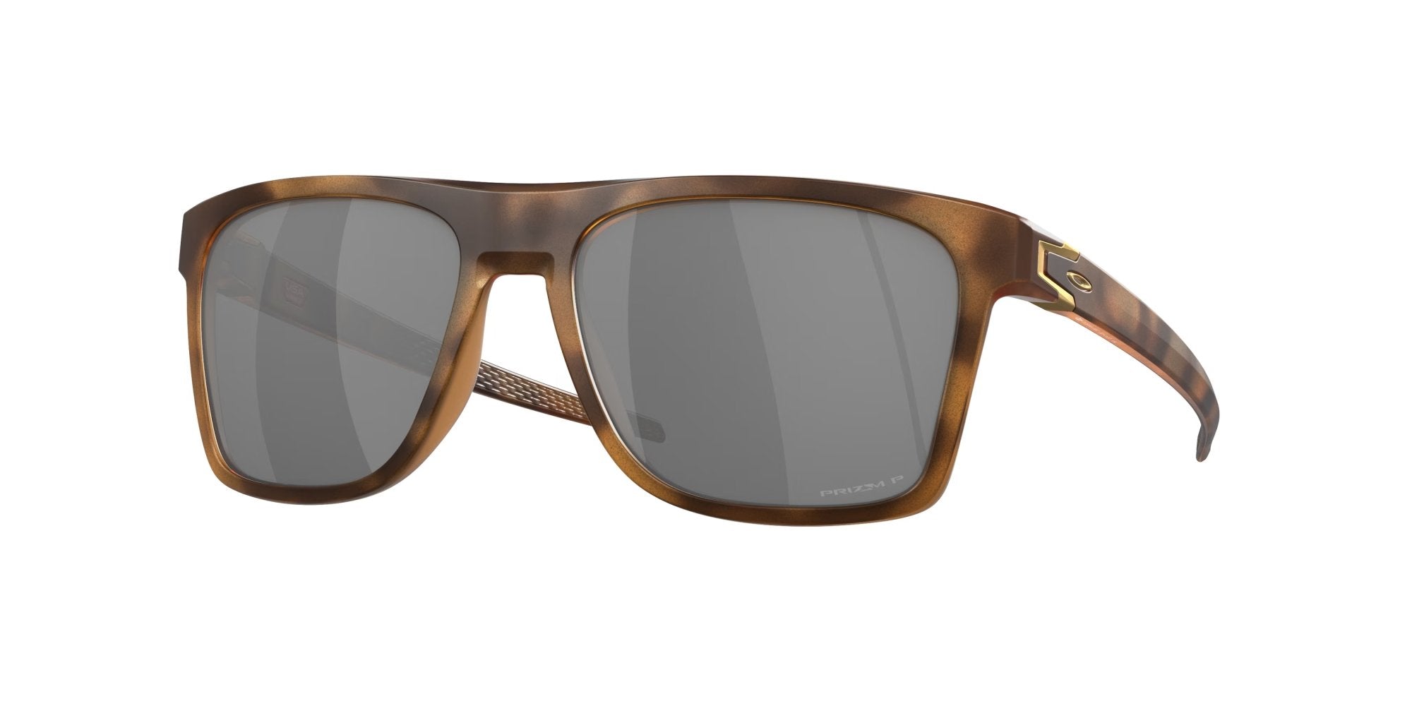 Leffingwell Mattte Brown Tortoise w/Prizm Black Polarized Lens