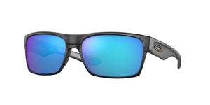 OAKLEY TWOFACE MATTE BLACK W/PRIZM SAPPHIRE POLARIZED LENS