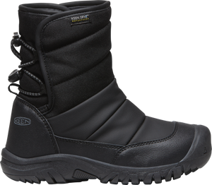 Keen Youth Puffrider WP Black/Steel Grey Boot