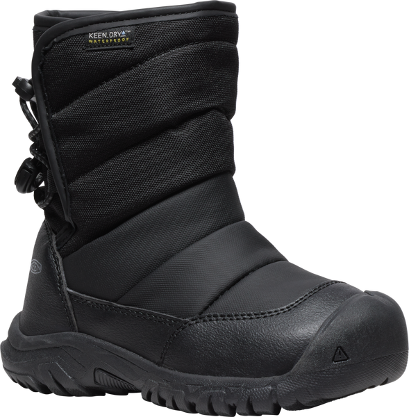 Keen Youth Puffrider WP Black/Steel Grey Boot