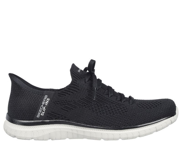 Skechers Ladies Black Virtue Divinity Slip In Shoes