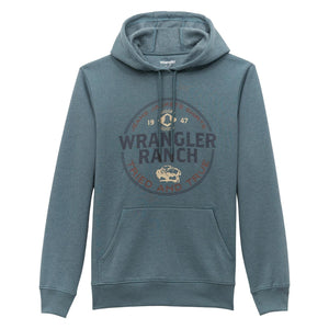 Wrangler Mens Goblin Blue Wrangler Ranch Hoodie