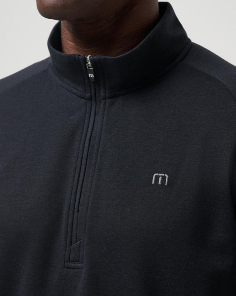 Travis Mathew Mens Black Upgraded Pullover