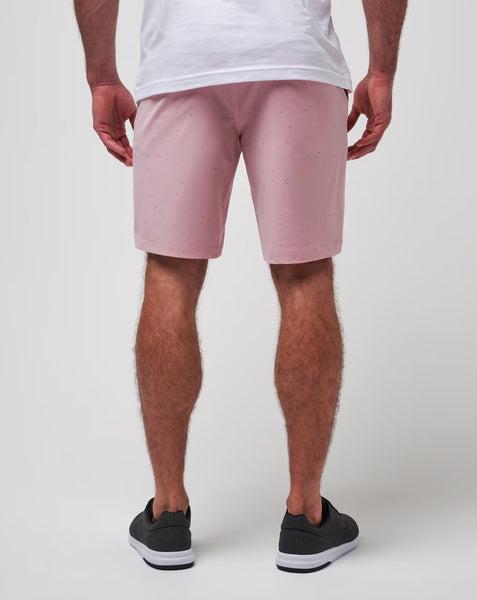 Travis Mathew Mens Heather Blush Good Fun Shorts