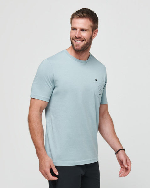 Travis Mathew Mens Arona Forbiddean Isle Tshirt