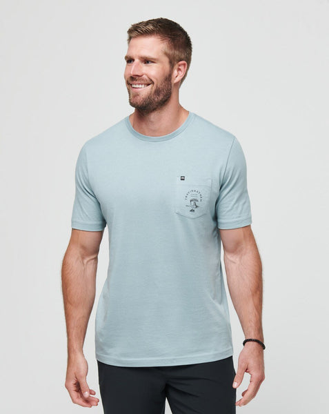 Travis Mathew Mens Arona Forbiddean Isle Tshirt