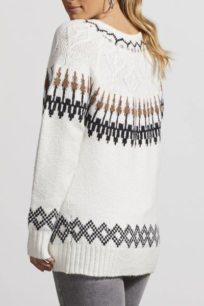 Tribal Ladies Intarsia Sweater