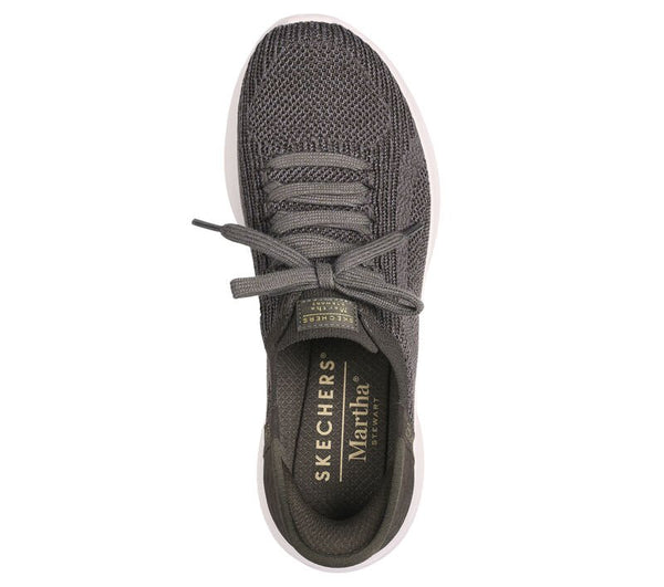 Skechers Ladies Olive Ultra Flex 3.0 Martha Stewart X Skechers Slip In Shoes