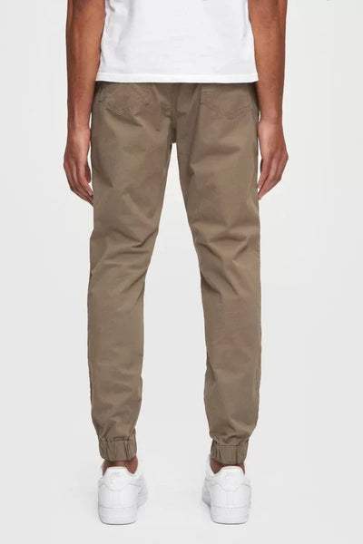 Kuwalla Tee Mens Taupe Midweight Chino Jogger