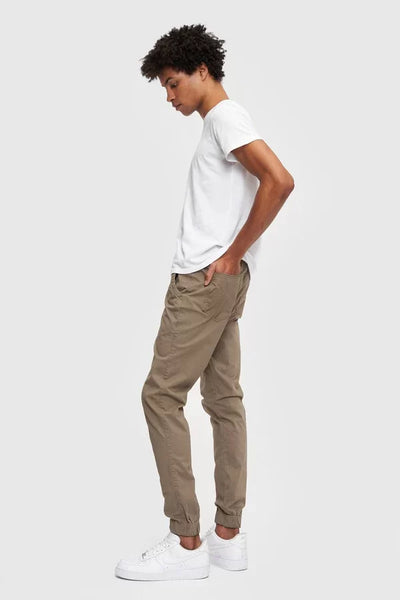 Kuwalla Tee Mens Taupe Midweight Chino Jogger