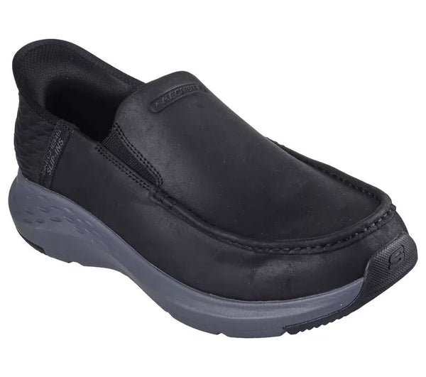 Skechers Mens Black Parson-Oswin Slip In Shoes