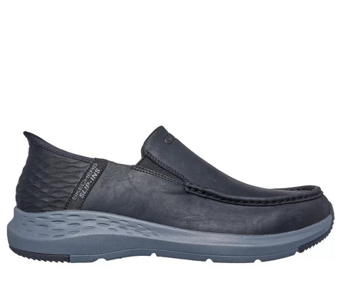 Skechers Mens Black Parson-Oswin Slip In Shoes