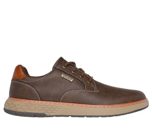 Skechers Mens Chocolate Garlan Pryor Relaxed Fit Shoes