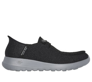 Skechers Mens Black/Grey Go Walk Max-Halycon Slip In Shoes