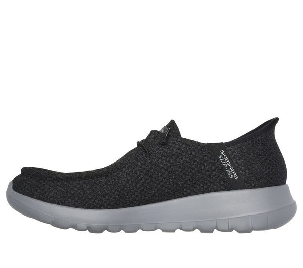 Skechers Mens Black/Grey Go Walk Max-Halycon Slip In Shoes