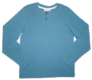 Mid Boys Colonial LS Henley Top