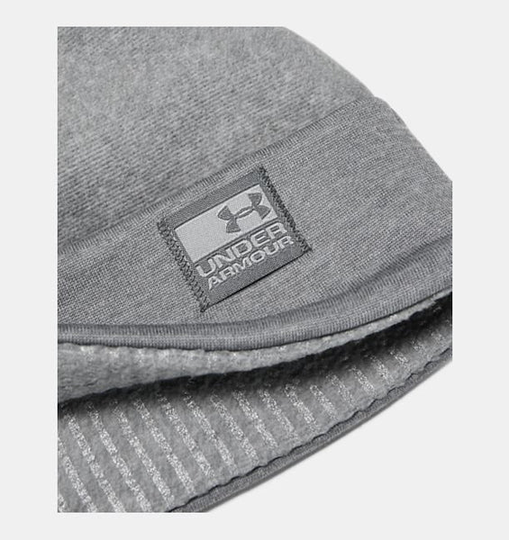 Under Armour Mens Cold Gear Infared Fleece Steel Beanie