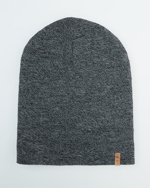 Ten Tree Wool Kurt Meteorite Black Marled Beanie