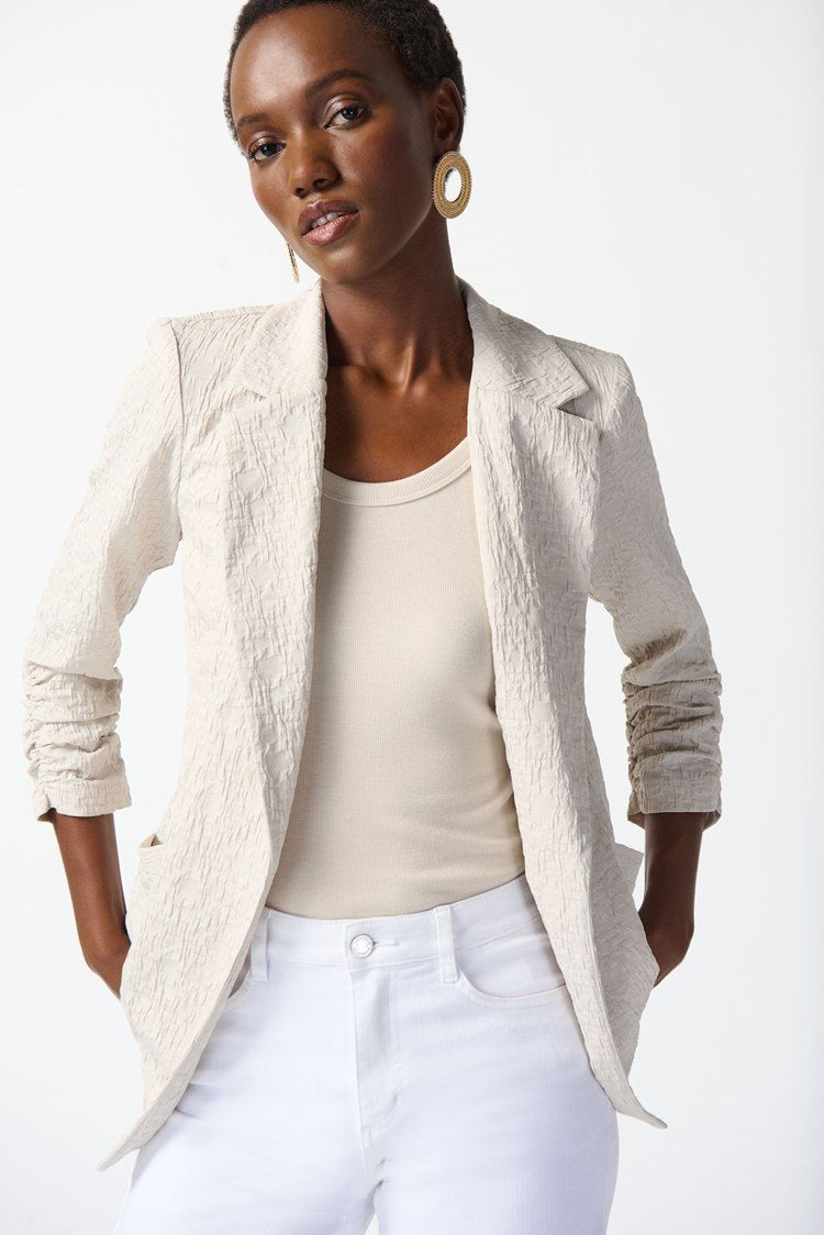 Jospeh Ribkoff Ladies Woven Jaquard Moonstone Boxy Blazer