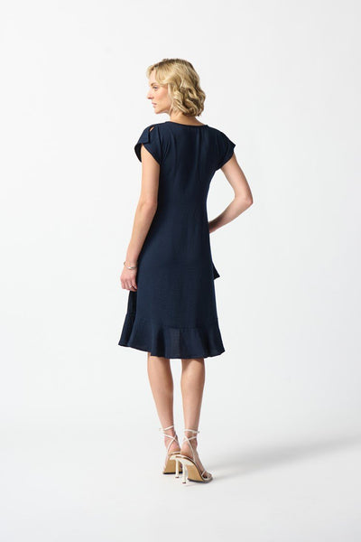 Joseph Ribkoff Ladies Midnight Blue Gauze A-Line Dress