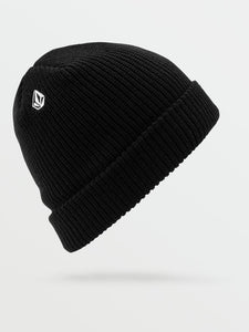 Volcom Mens Full Stone Black Beanie