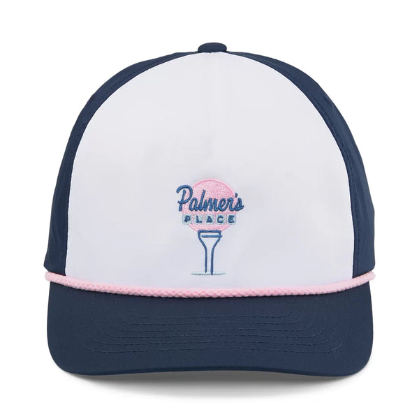 Puma Mens Navy Blazer/Pale Pink Palmer's Place Rope Cap