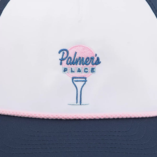 Puma Mens Navy Blazer/Pale Pink Palmer's Place Rope Cap