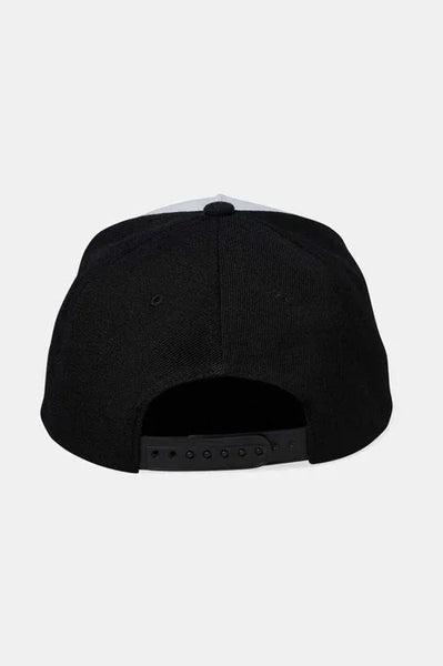 Brixton Mens Black/White/Black Linwood Netplus Snapback