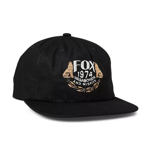 FOX MENS BLACK PREDOMINANT ADJUSTABLE HAT