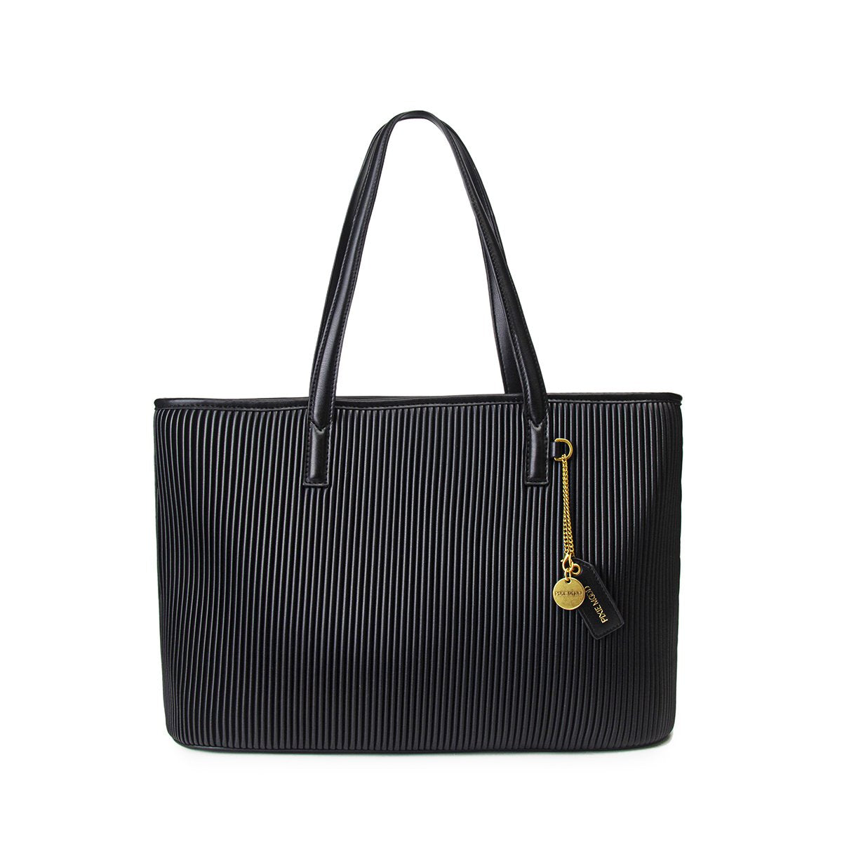 Pixie Mood Black Pleated Sadie Tote