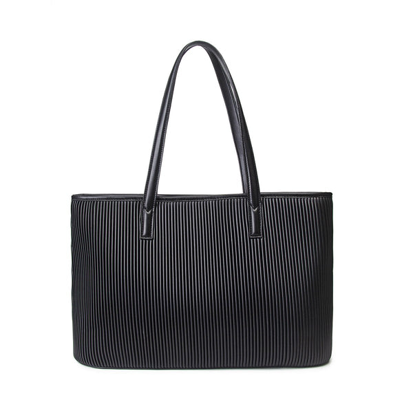 Pixie Mood Black Pleated Sadie Tote