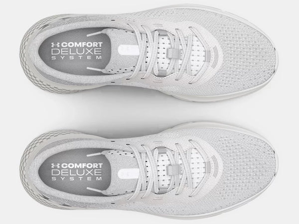 Under Armour Ladies White/Metallic Silver HOVR Turbulence 2 Running Shoe