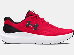 Under Armour Boys Red Surge 4 Running Shoe