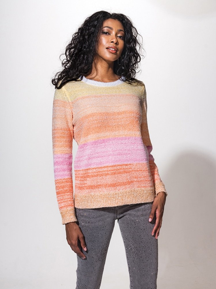 Alison Sheri Ladies Multi Colour Sweater