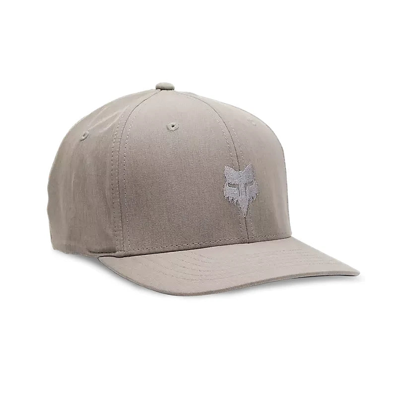 Fox Mens Steel Grey Fox Head Select Flexfit Hat