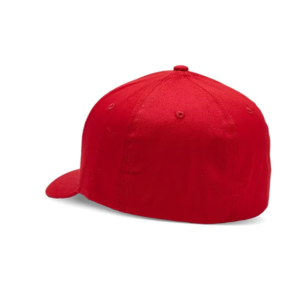 Fox Mens Flame Red Fox Head Flexfit Hat