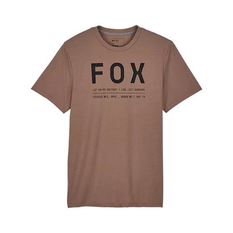 Fox Mens Chai Brown Non Stop SS Tech Tshirt