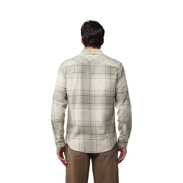 Fox Mens Cream  Traildust Flannel