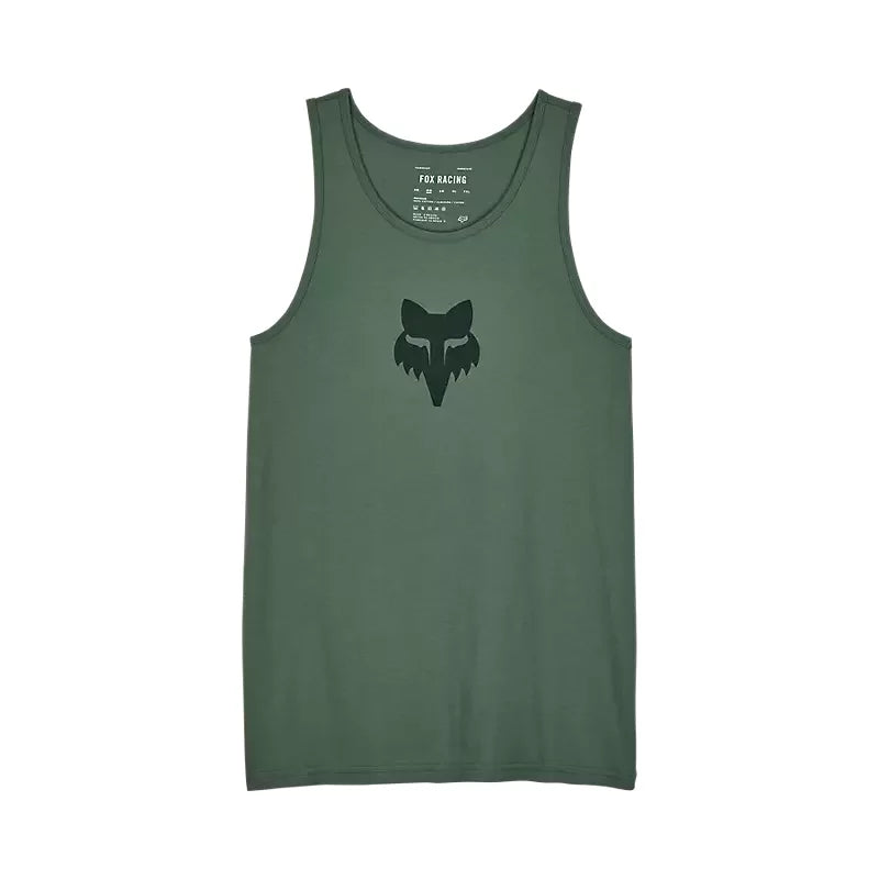 Fox Mens Hunter Green Fox Head Prem Tank