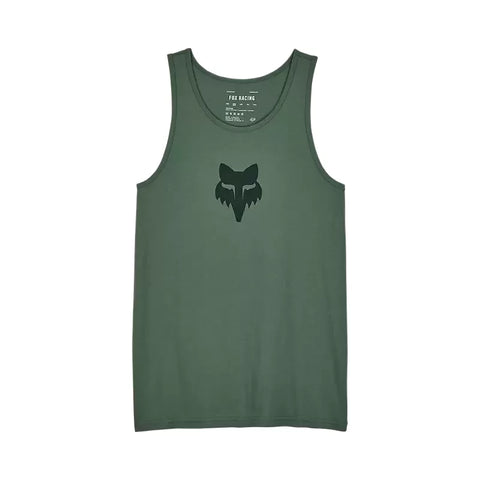 Fox Mens Hunter Green Fox Head Prem Tank