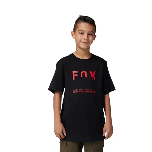 Fox Boys Black Intrude Prem SS Tshirt