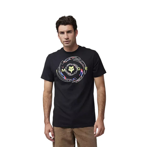 Fox Mens Black Energy Face SS Prem Tshirt