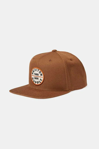 Brixton Mens Pinecone Brown Oath III Snapback