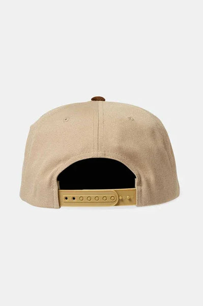 Brixton Mens Khaki/Sepia Oath III Snapback