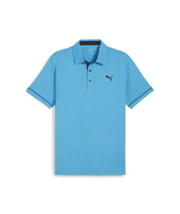 Puma Mens Aqua Blue Cloudspun Haystack Polo