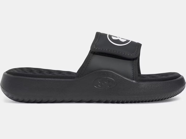 Under Armour Boys Black/White Ignite Pro 8 Slide