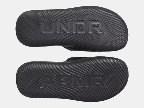 Under Armour Boys Black/White Ignite Pro 8 Slide