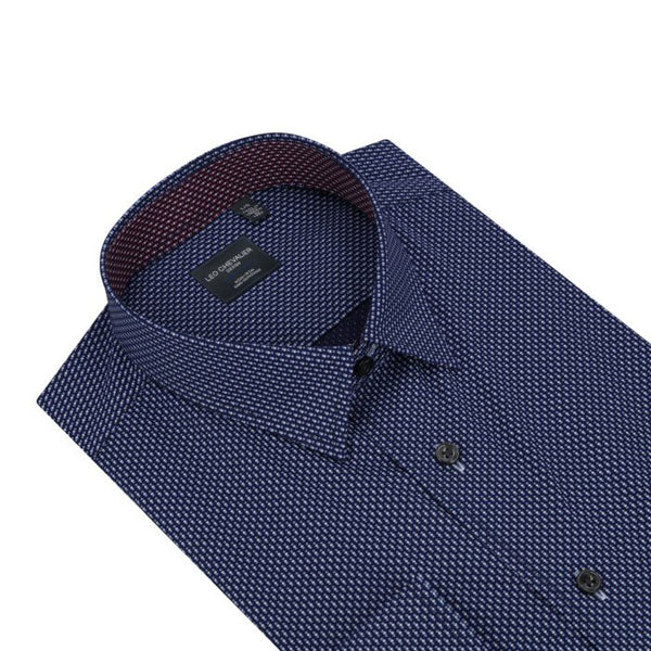 Leo Chevalier Mens Hidden Button No Iron LS Shirt